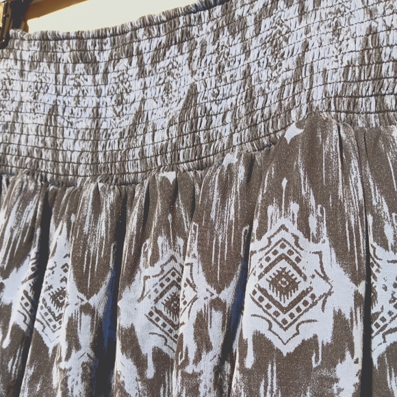 Cato EUC Women's Skirt, Dusty & Midnight Blue Pattern, Size Medium - Picture 3 of 6